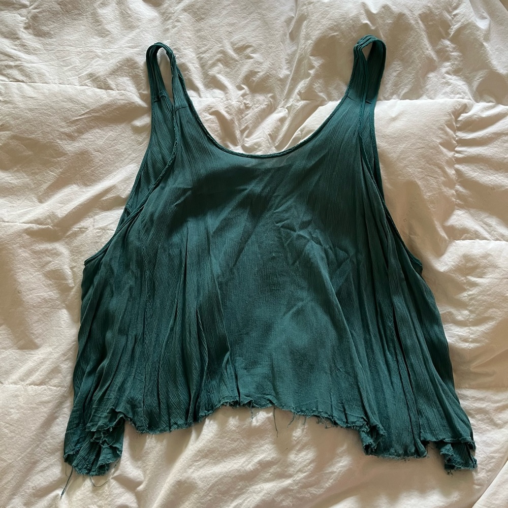 Flowy Teal Free people top